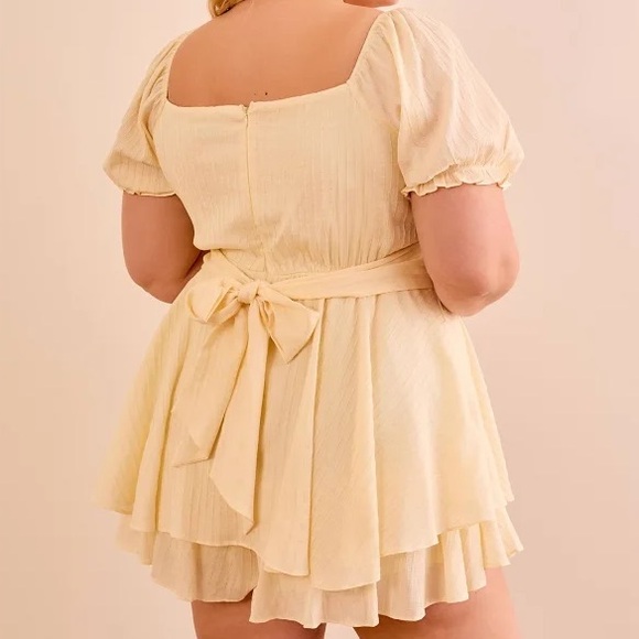 Yellow Ruffled Romper - Picture 5 of 5